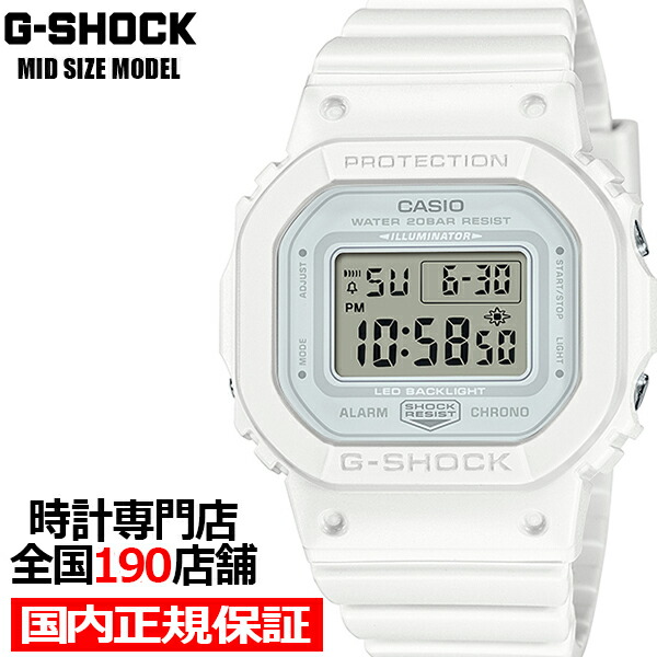 G-SHOCK ミッドサイズ スクエア ワントーンカラー GMD-S5600BA-7JF メンズ レディース 腕時計 電池式 デジタル 国内正規品 カシオ