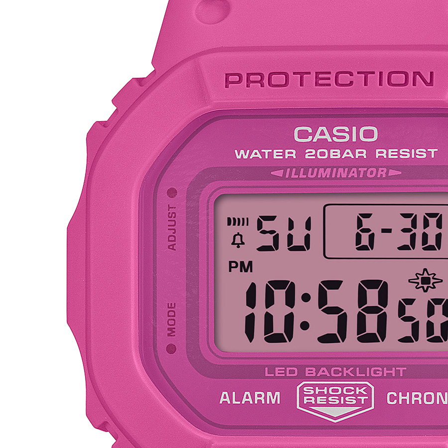 新品未使用 G-SHOCK GLS-5500MM ピンク 電池新品 G-SHOCK ミッドサイズ ピンクリボン活動支援モデル GMD-S5610PK-4JR