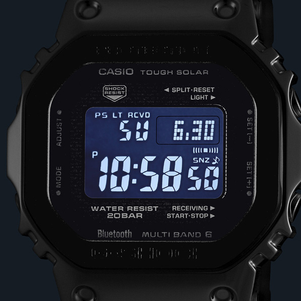 新品　GMW-B5000BT-1JF　G-SHOCK　ブラックベゼル　フルメタル 楽天市場】G-SHOCK Gショック フルメタル ブラックベゼル 電波