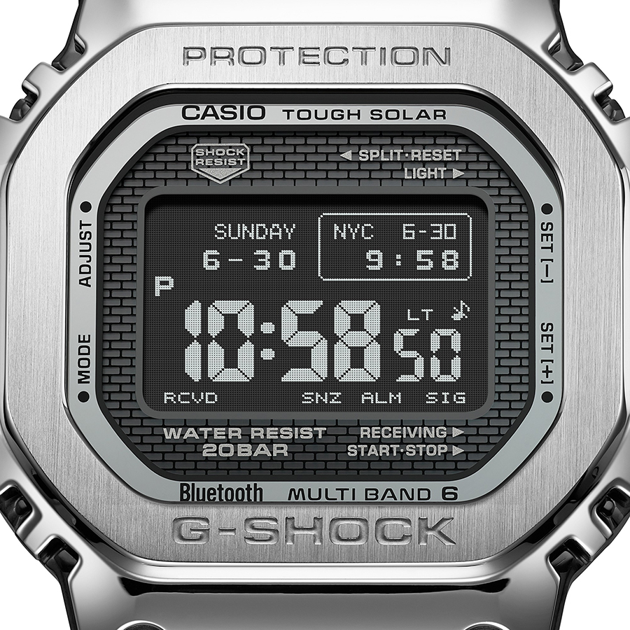 G-SHOCK フルメタル MIP液晶モデル シルバー GMW-BZ5000D-1JF メンズ