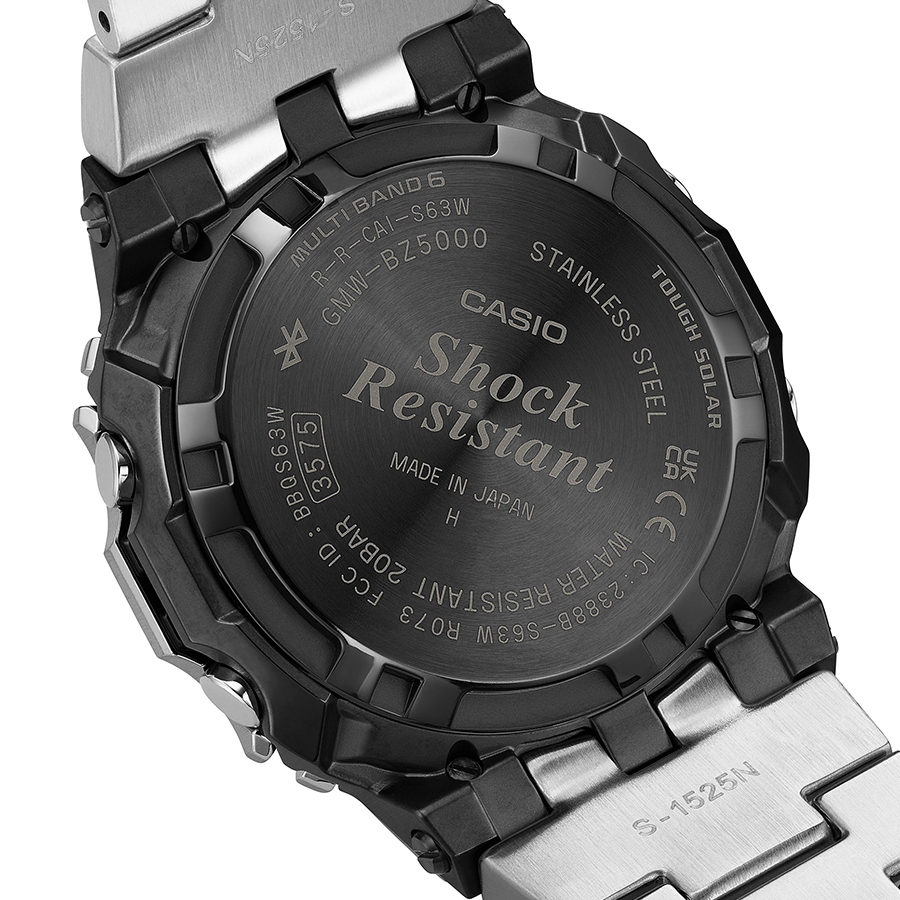 【新品未使用】G-SHOCK GMW-BZ5000D-1JF【MIP液晶】 G-SHOCK フルメタル MIP液晶モデル シルバー GMW-BZ5000D-1JF メンズ