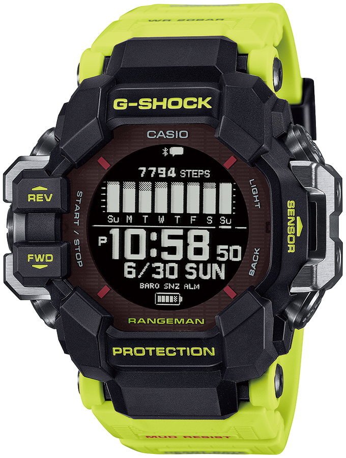 G-SHOCK レンジマン レスキューイエロー GPR-H1000RY-1A9JR メンズ 腕時計 ソーラー Bluetooth 反転液晶 国内正規品 カシオ | G-SHOCK | 01