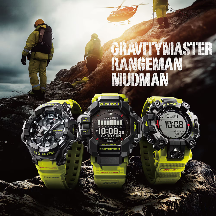 G-SHOCK レンジマン レスキューイエロー GPR-H1000RY-1A9JR メンズ 腕時計 ソーラー Bluetooth 反転液晶 国内正規品 カシオ | G-SHOCK | 09