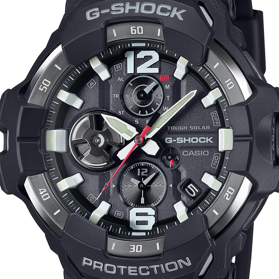 5月17日発売 G-SHOCK グラビティマスター GR-B300シリーズ GR-B300-1AJF メンズ 腕時計 ソーラー Bluetooth アナログ ブラック 国内正規品 MASTER OF G｜theclockhouse-y｜03