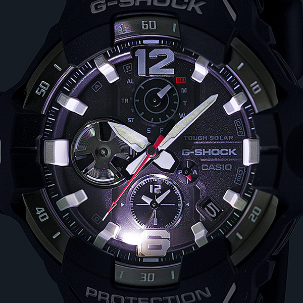 5月17日発売 G-SHOCK グラビティマスター GR-B300シリーズ GR-B300-1AJF メンズ 腕時計 ソーラー Bluetooth アナログ ブラック 国内正規品 MASTER OF G｜theclockhouse-y｜06