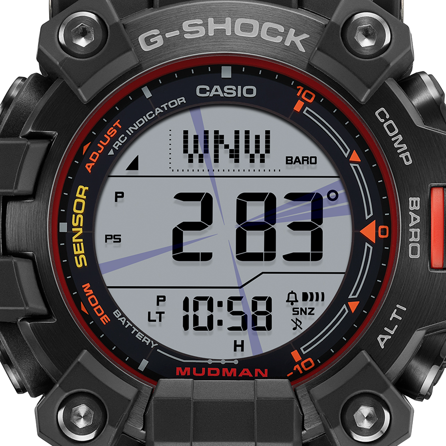 G-SHOCK マッドマン エマージェンシーカラー GW-9500MEC-1JF メンズ
