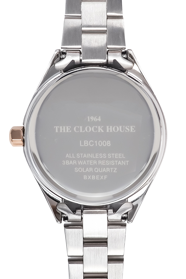 ザ・クロックハウス ビジネスカジュアル スマイルダイヤモンド LBC1008-PK1A レディース 腕時計 ソーラー 3針 ピンクダイヤル コンビ | THE CLOCK HOUSE | 08