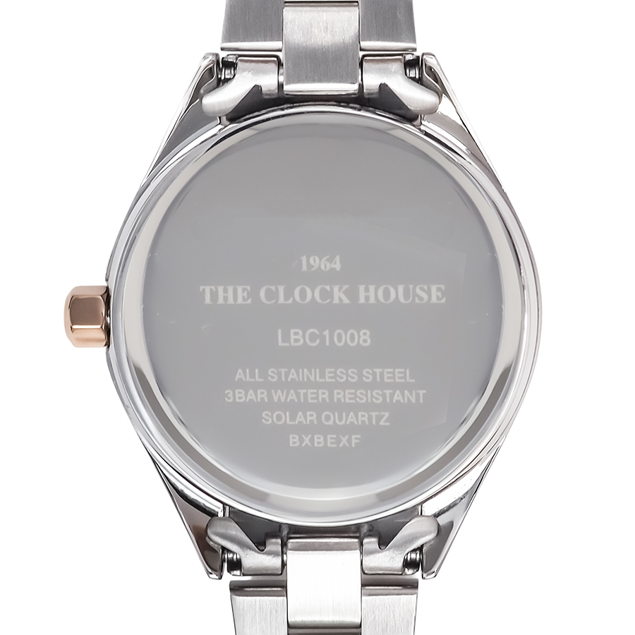 ザ・クロックハウス ビジネスカジュアル スマイルダイヤモンド LBC1008-PK1A レディース 腕時計 ソーラー 3針 ピンクダイヤル コンビ | THE CLOCK HOUSE | 09