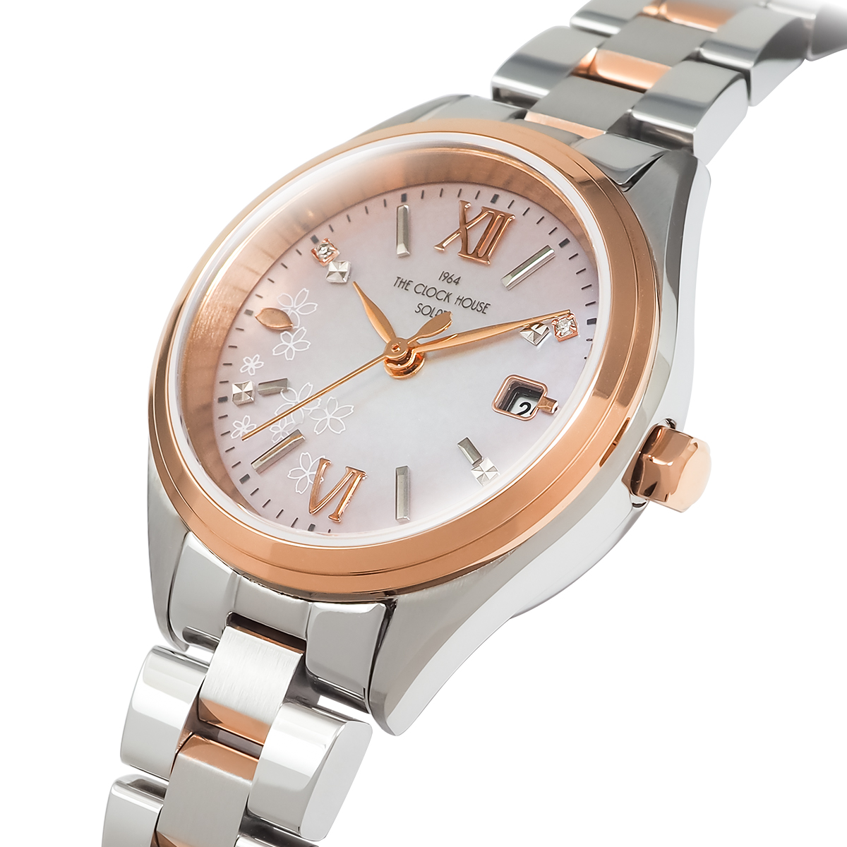 ザ・クロックハウス スマイルダイヤモンド SAKURA 限定モデル 2026 LBC1008-PK2ALIM レディース 腕時計 ソーラー 3針 白蝶貝ダイヤル | THE CLOCK HOUSE | 03