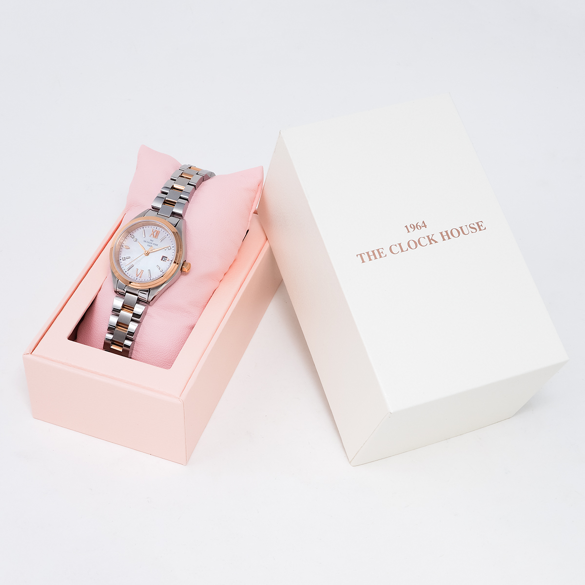 ザ・クロックハウス スマイルダイヤモンド SAKURA 限定モデル 2026 LBC1008-PK2ALIM レディース 腕時計 ソーラー 3針 白蝶貝ダイヤル | THE CLOCK HOUSE | 10
