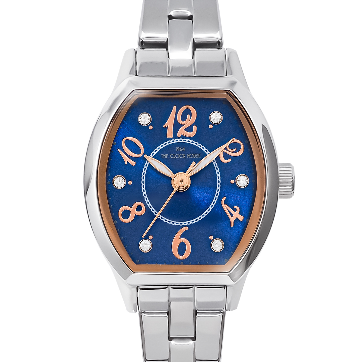 ザ・クロックハウス ビジネスカジュアル LBC5002-NV1A-R1 レディース 腕時計 クオーツ 電池式 トノー ネイビーダイヤル アラビアインデックス | THE CLOCK HOUSE | 02