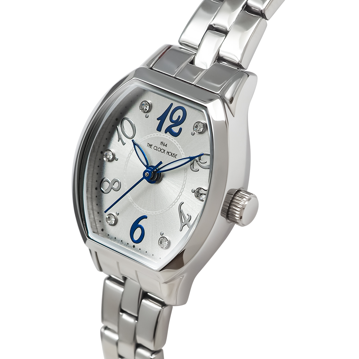 ザ・クロックハウス ビジネスカジュアル LBC5002-SI1A-R1 レディース 腕時計 クオーツ 電池式 トノー シルバーダイヤル アラビアインデックス | THE CLOCK HOUSE | 03