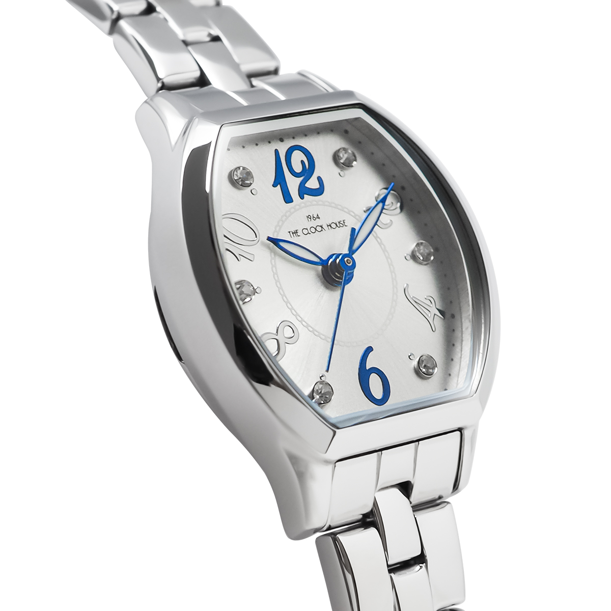 ザ・クロックハウス ビジネスカジュアル LBC5002-SI1A-R1 レディース 腕時計 クオーツ 電池式 トノー シルバーダイヤル アラビアインデックス | THE CLOCK HOUSE | 04