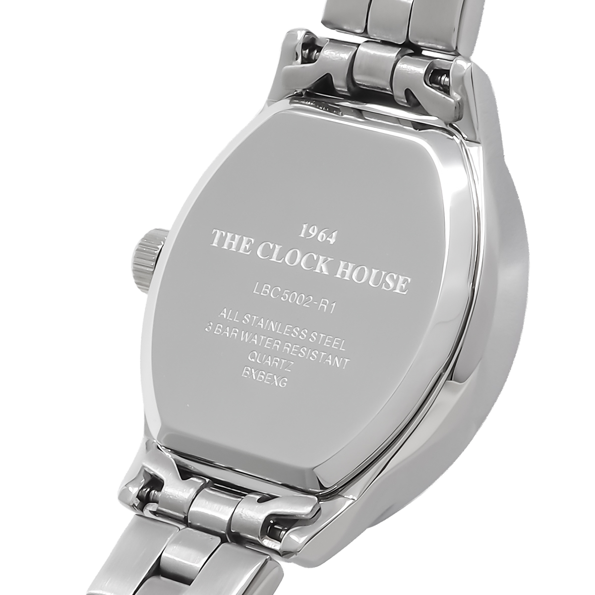 ザ・クロックハウス ビジネスカジュアル LBC5002-SI1A-R1 レディース 腕時計 クオーツ 電池式 トノー シルバーダイヤル アラビアインデックス | THE CLOCK HOUSE | 08