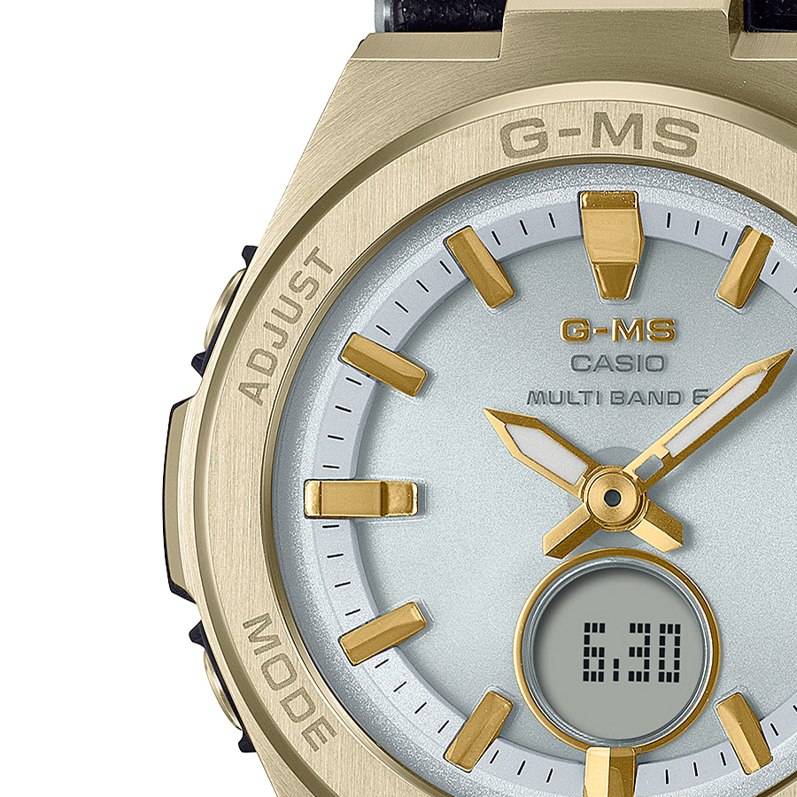 BABY-G ベビージー G-MS ジーミズ MSG-W200RL-1AJF レディース 腕時計 電波ソーラー アナログ デジタル 革ベルト 国内正規品 カシオ | G-MS | 03