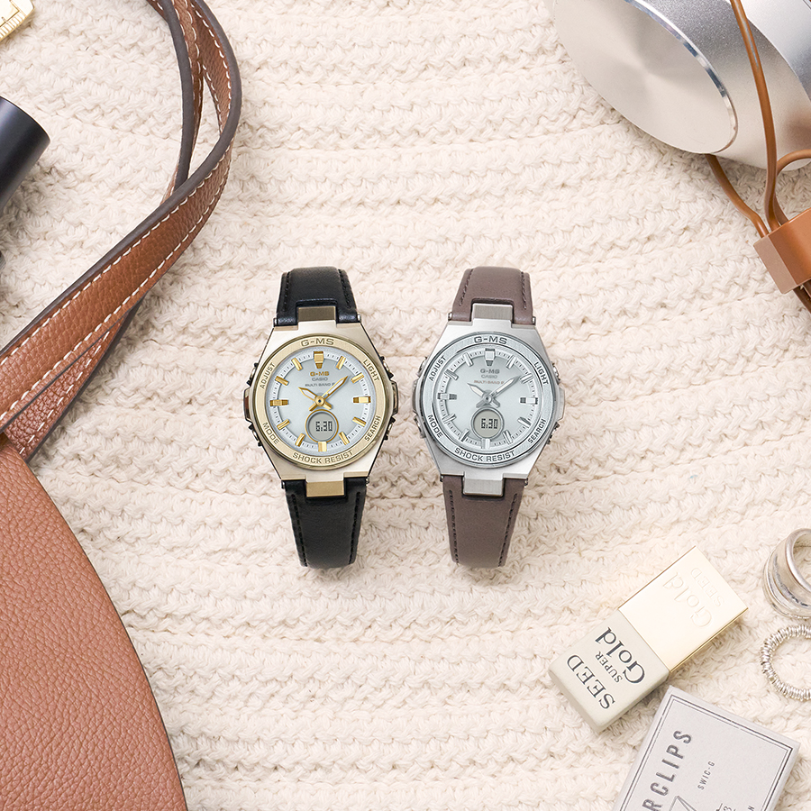 BABY-G ベビージー G-MS ジーミズ MSG-W200RL-1AJF レディース 腕時計 電波ソーラー アナログ デジタル 革ベルト 国内正規品 カシオ | G-MS | 08