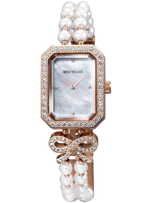 11月24日発売/予約 ペシュペール MISTREASS コラボレーションモデル PP002002 レディース 腕時計 クオーツ 電池式 天然パールダイヤル ホワイト 