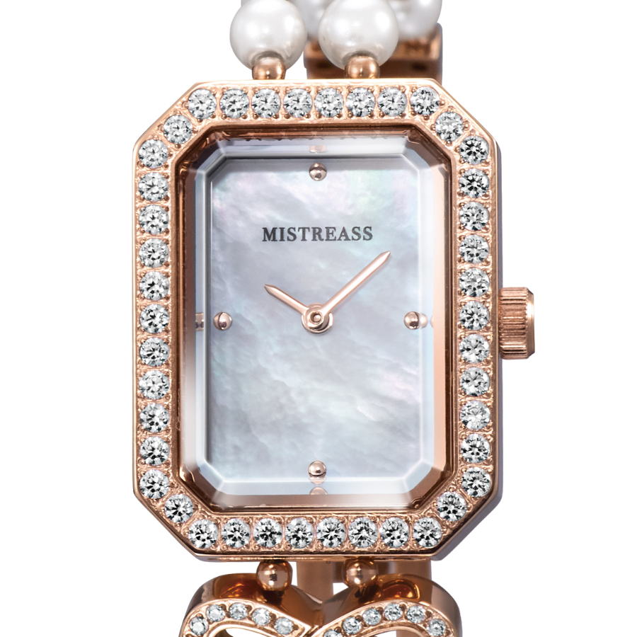 11月24日発売/予約 ペシュペール MISTREASS コラボレーションモデル PP002002 レディース 腕時計 クオーツ 電池式 天然パールダイヤル ホワイト 