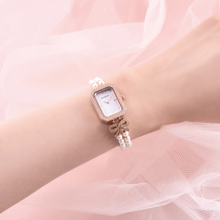 11月24日発売/予約 ペシュペール MISTREASS コラボレーションモデル PP002002 レディース 腕時計 クオーツ 電池式 天然パールダイヤル ホワイト 
