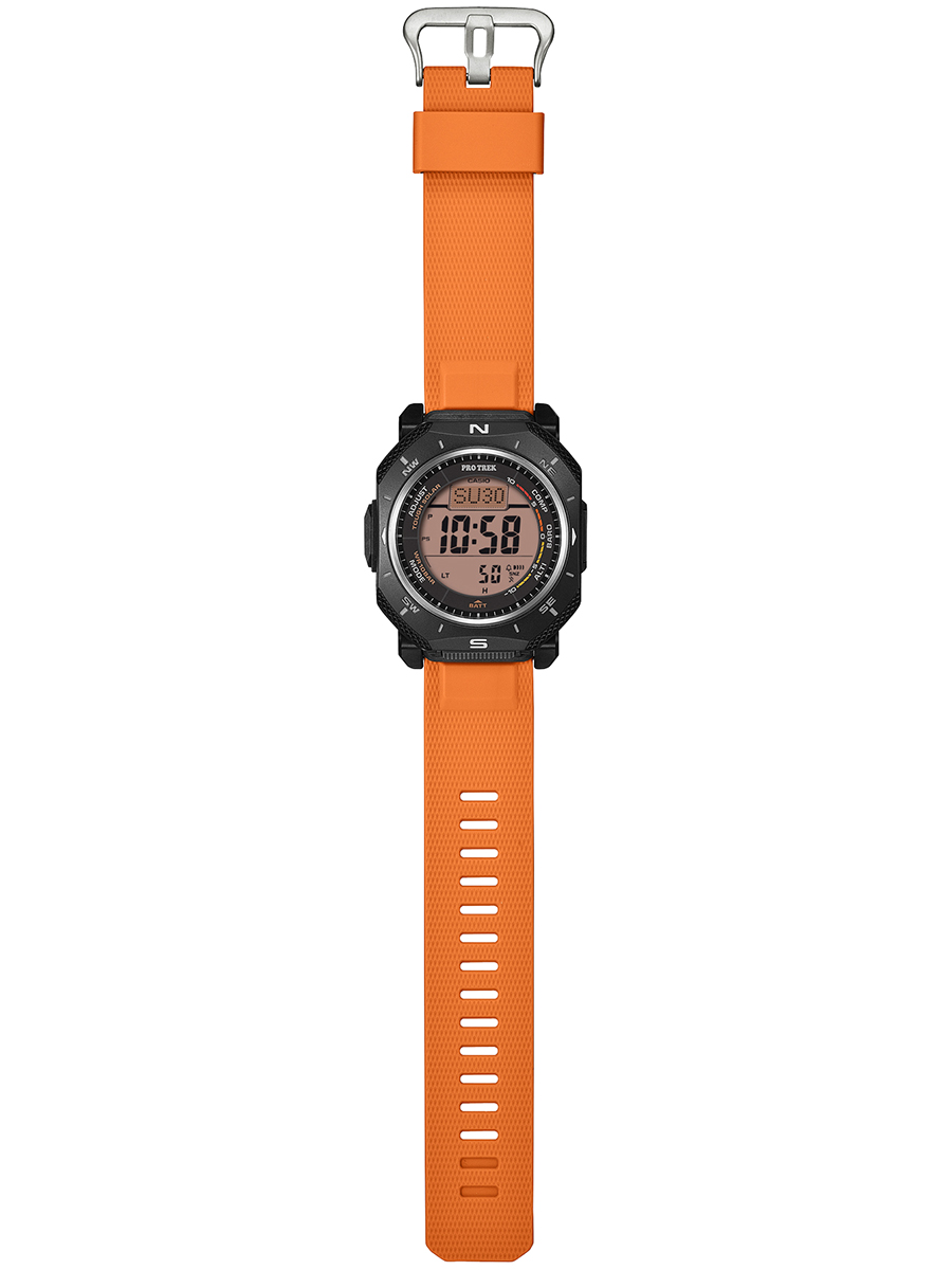 PRO TREK デジタルウォッチ オレンジ PRO TREK プロトレック クライマーライン PRG-69-4JF メンズ 腕時計