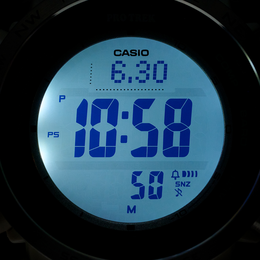 5月17日発売 プロトレック クライマーライン デジタルモデル PRW-35-7JF メンズ 腕時計 電波ソーラー ソフトウレタンバンド ホワイト 国内正規品 カシオ｜theclockhouse-y｜11