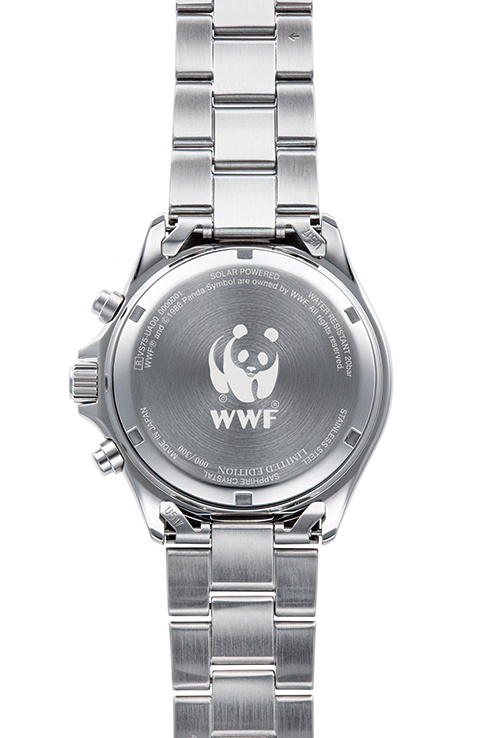 6月27日発売/予約 オリエント Orient Mako オリエントマコ WWF コラボレーション 限定モデル パンダ RN-TX0205S メンズ 腕時計 ソーラー｜theclockhouse-y｜05