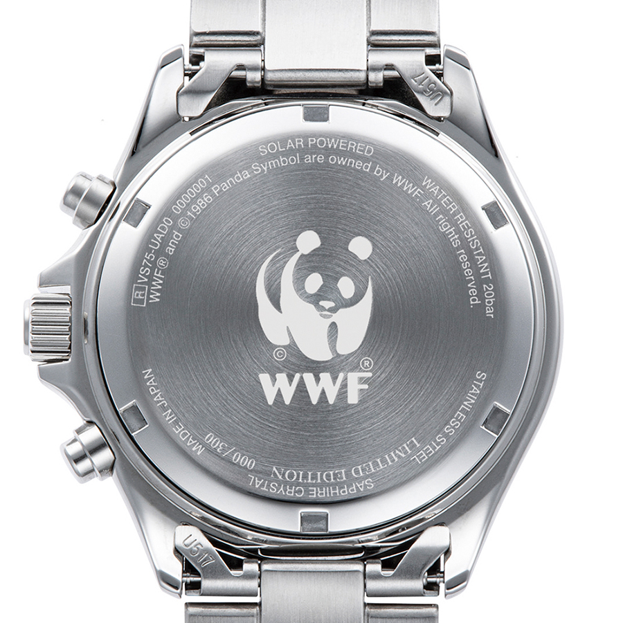 6月27日発売/予約 オリエント Orient Mako オリエントマコ WWF コラボレーション 限定モデル パンダ RN-TX0205S メンズ 腕時計 ソーラー｜theclockhouse-y｜06
