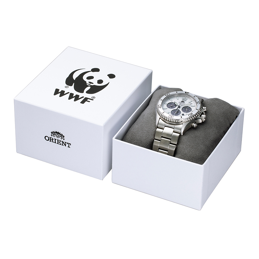 6月27日発売/予約 オリエント Orient Mako オリエントマコ WWF コラボレーション 限定モデル パンダ RN-TX0205S メンズ 腕時計 ソーラー｜theclockhouse-y｜08