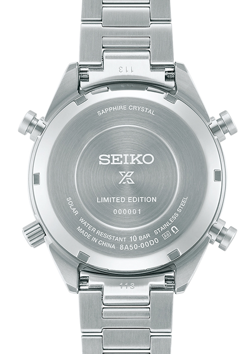 セイコー プロスペックス スピードタイマー ソーラークロノグラフ 1/100秒計測 セイコー腕時計110周年記念限定モデル SBER009 メンズ 腕時計｜theclockhouse-y｜06