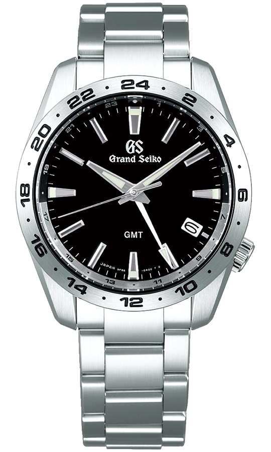 グランドセイコー クオーツ 9F GMTモデル SBGN027 メンズ 腕時計 ブラックダイヤル メタルバンド 9F86｜theclockhouse-y｜02