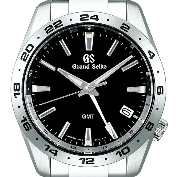 グランドセイコー クオーツ 9F GMTモデル SBGN027 メンズ 腕時計 ブラックダイヤル メタルバンド 9F86｜theclockhouse-y｜03