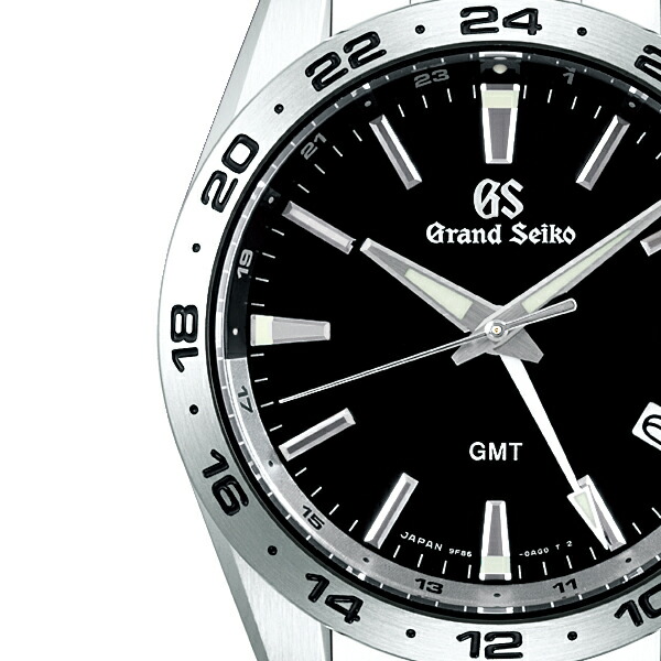 グランドセイコー クオーツ 9F GMTモデル SBGN027 メンズ 腕時計 ブラックダイヤル メタルバンド 9F86｜theclockhouse-y｜04