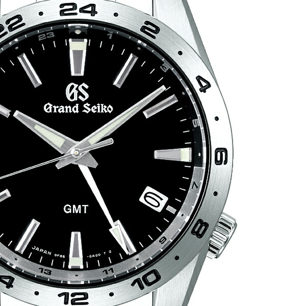 グランドセイコー クオーツ 9F GMTモデル SBGN027 メンズ 腕時計 ブラックダイヤル メタルバンド 9F86｜theclockhouse-y｜05