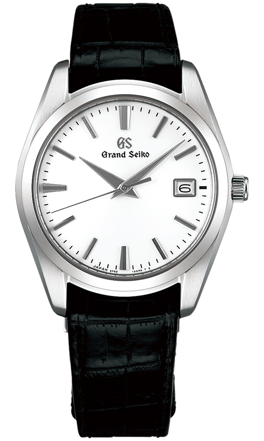グランドセイコー クオーツ 9F メンズ 腕時計 SBGX295 ホワイト 革ベルト カレンダー スクリューバック｜theclockhouse-y｜02