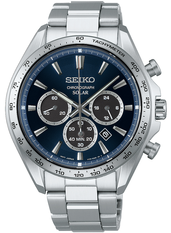 （値下げ）セイコー　クロノグラフ SEIKO（セイコー） クロノグラフ アラビア数字文字盤 （海外モデル