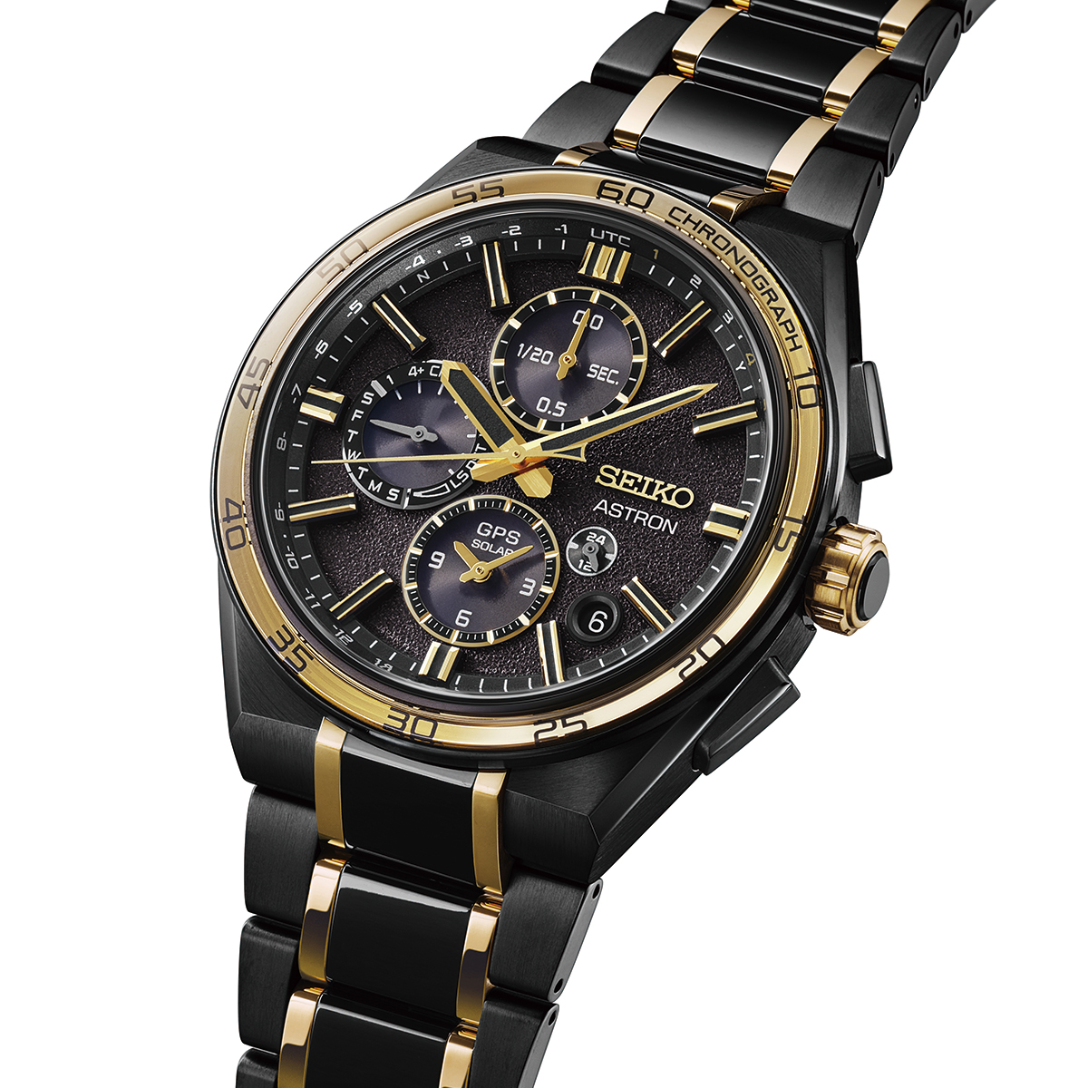 M*i様 SEIKO　ASTRON GPS ソーラー 腕時計 黒＆ゴールド ASTRON セイコー アストロン セイコー創業145周年記念 限定モデル