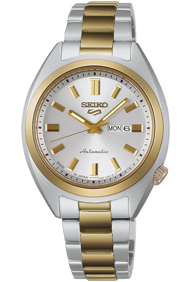 た*つ様 SEIKO 自動巻き腕時計 ゴールドシルバー : セイコー SEIKO