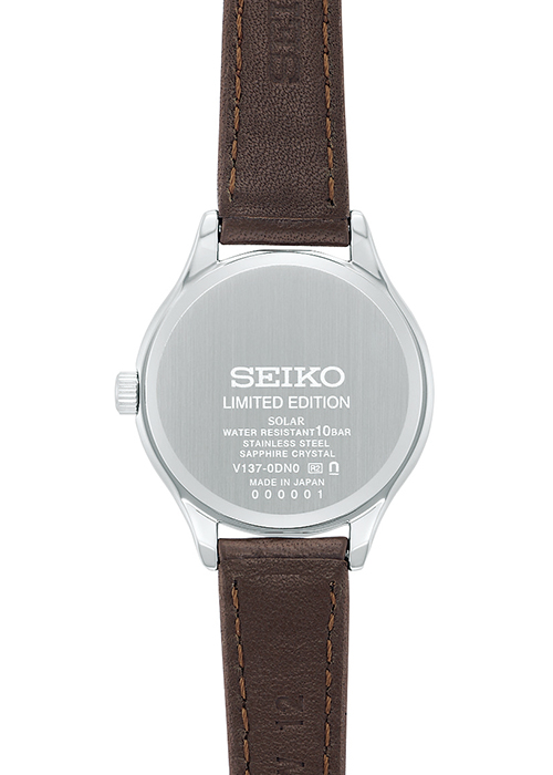セイコー セレクション ペアソーラー セイコー腕時計110周年記念 限定モデル STPX099 レディース 腕時計 革ベルト ローレルオマージュ｜theclockhouse-y｜04