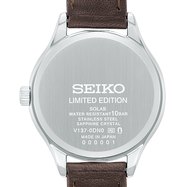 セイコー セレクション ペアソーラー セイコー腕時計110周年記念 限定モデル STPX099 レディース 腕時計 革ベルト ローレルオマージュ｜theclockhouse-y｜05