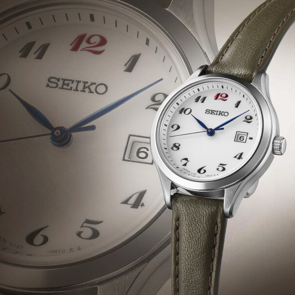 セイコー セレクション ペアソーラー セイコー腕時計110周年記念 限定モデル STPX099 レディース 腕時計 革ベルト ローレルオマージュ｜theclockhouse-y｜08