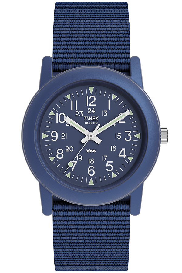 TIMEX（タイメックス） キャンパー 34mm 復刻モデル チビミリ ブルー