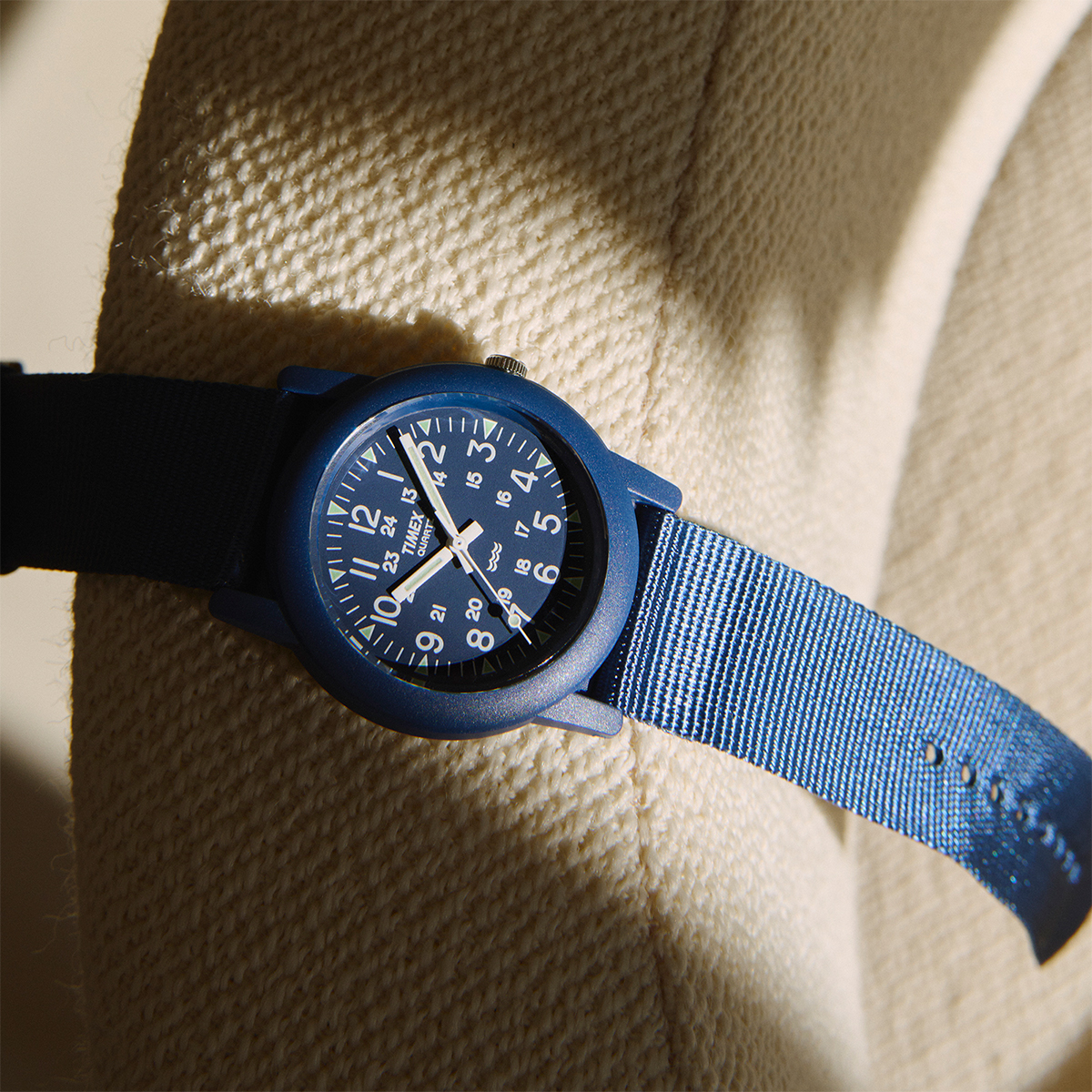 TIMEX（タイメックス） キャンパー 34mm 復刻モデル チビミリ ブルー