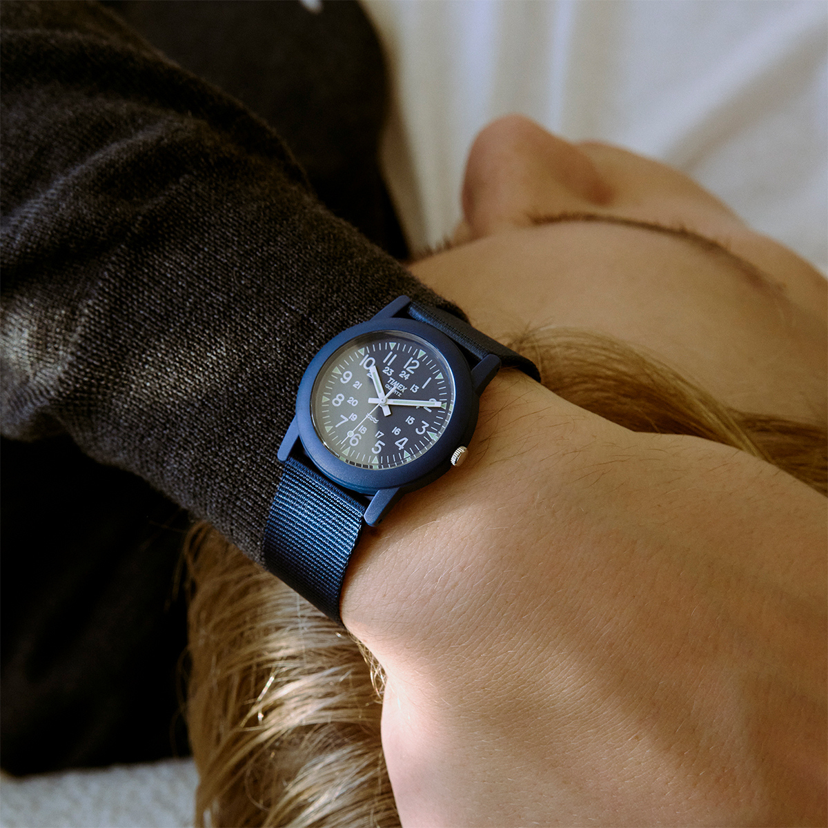 TIMEX（タイメックス） キャンパー 34mm 復刻モデル チビミリ ブルー