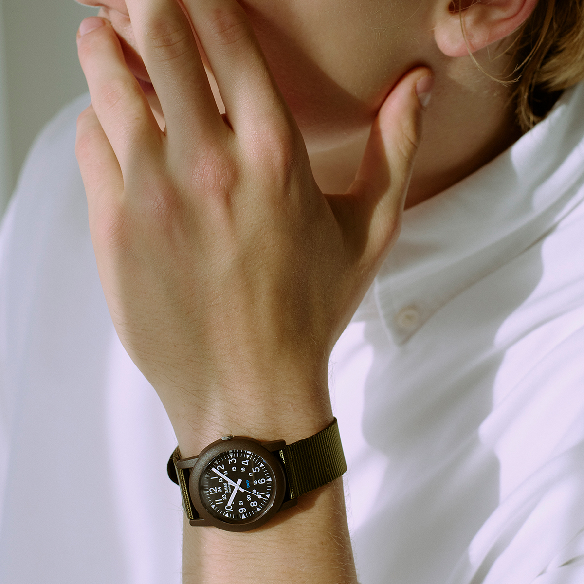 TIMEX（タイメックス） キャンパー 34mm 復刻モデル チビミリ オリーブ 