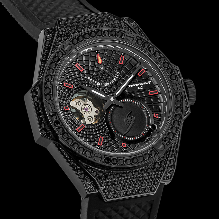 ケンさん❤︎パンくんforever❤︎箱無しSwarovski ゴールド 時計 エンジェルクローバー TEKKEN 8 鉄拳8 コラボレーション 限定