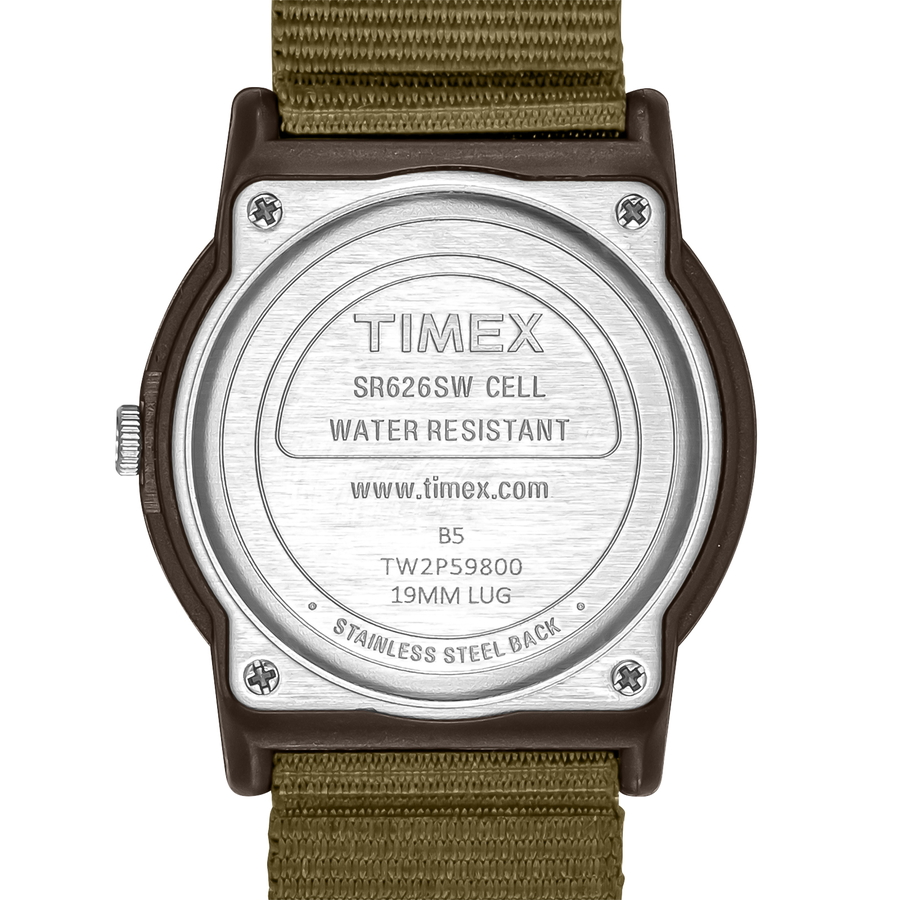 TIMEX タイメックス Camper キャンパー 34mm 日本限定モデル TW2P59800 メンズ レディース 腕時計 クオーツ 電池式  ナイロン　カーキ グリーン