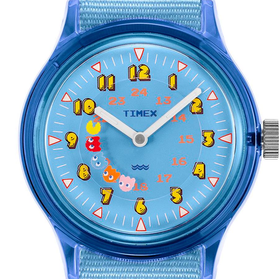 TIMEX タイメックス PAC-MAN パックマン コラボレーションモデル キャンパー TW2V94000 メンズ レディース 腕時計 クオーツ 電池式 ブルー｜theclockhouse-y｜03