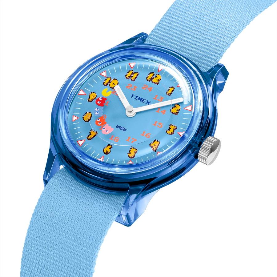 TIMEX タイメックス PAC-MAN パックマン コラボレーションモデル キャンパー TW2V94000 メンズ レディース 腕時計 クオーツ 電池式 ブルー｜theclockhouse-y｜04