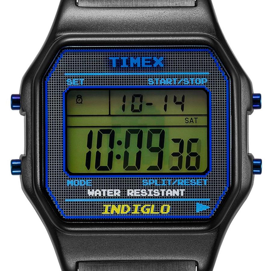 TIMEX タイメックス PAC-MAN パックマン コラボレーションモデル デジタル TW2V94200 メンズ レディース 腕時計 電池式 ブラック｜theclockhouse-y｜03