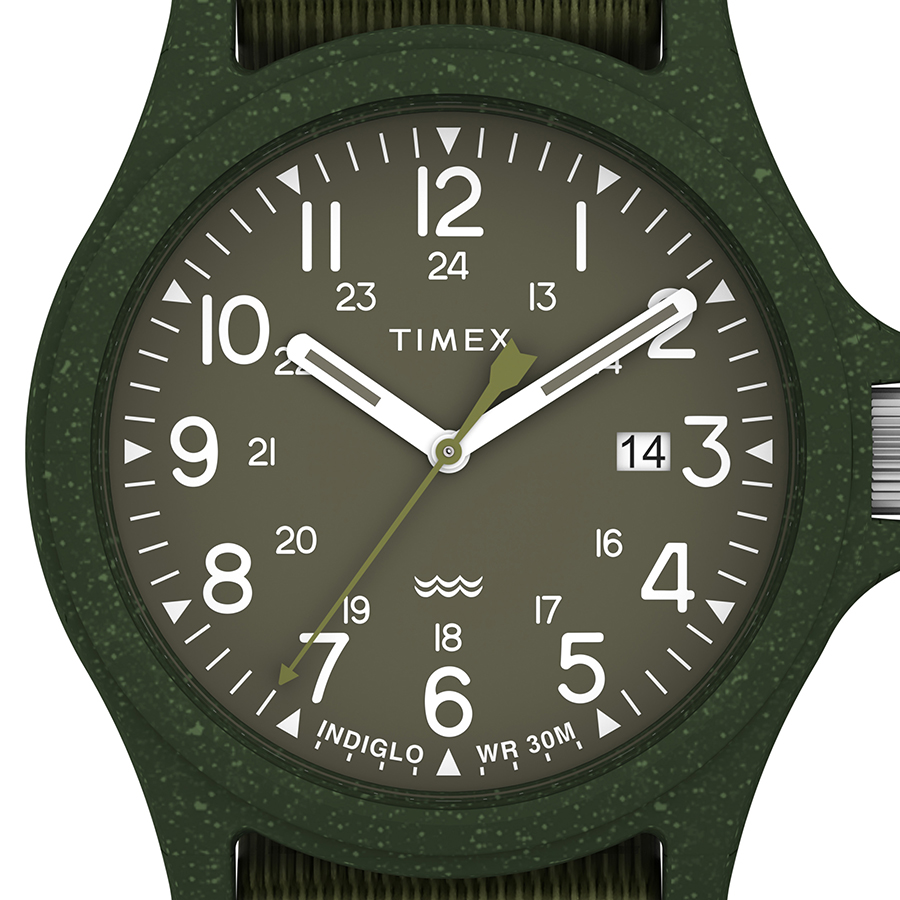 TIMEX タイメックス Reclaim Ocean リクレイム オーシャン TW2V96000 メンズ 腕時計 クオーツ 電池式 ナイロンバンド グリーン｜theclockhouse-y｜03